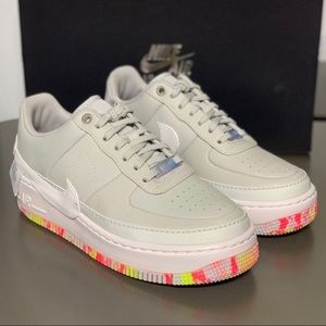 FLORAL NIKE AIRFORCE 1’s (6.5)